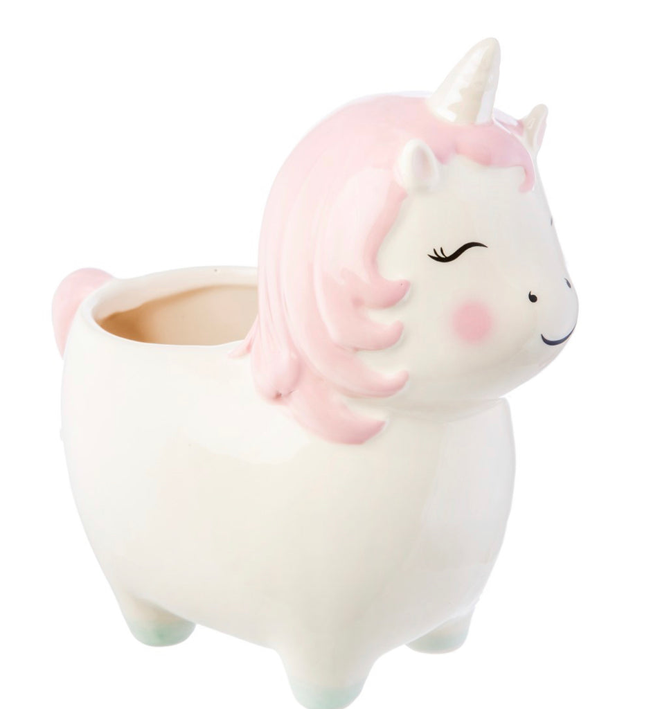 Sass & Belle Rainbow Unicorn Planter