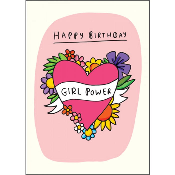 The Happy News Birthday Card - Girl Power