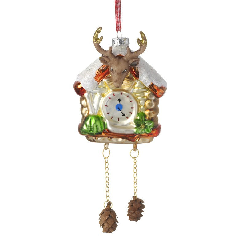 Glass Deer Hanging Decoration