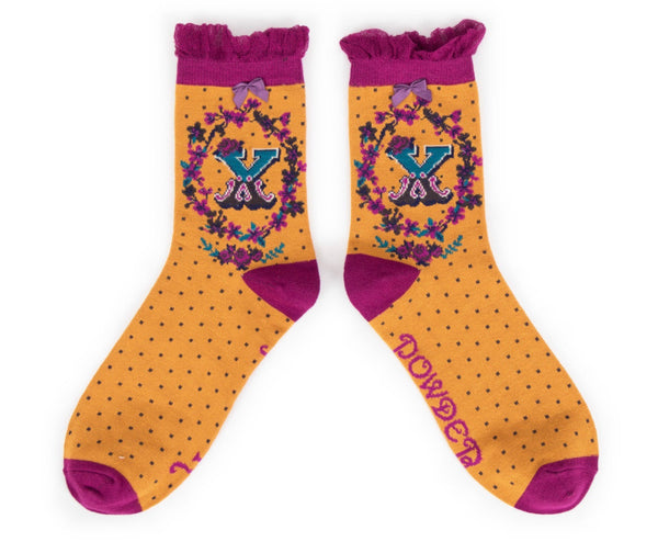 Powder A-Z Socks - X