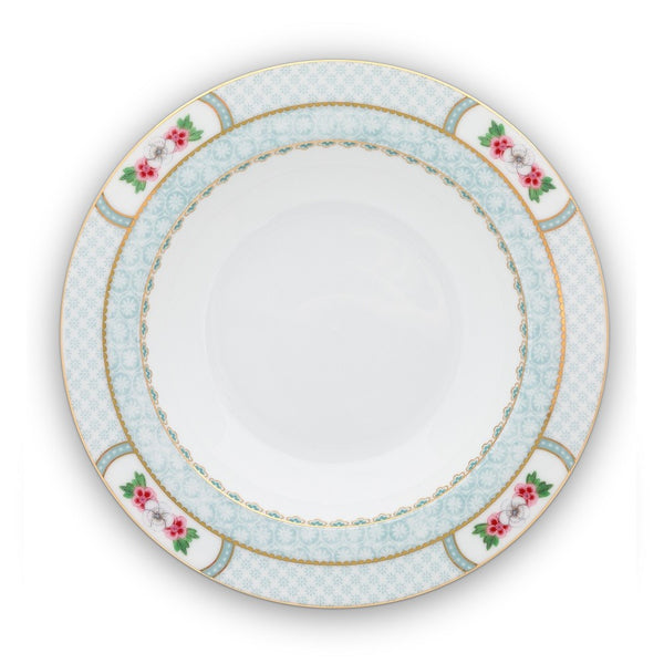 Pip Studio Blushing Birds Soup Plate - White