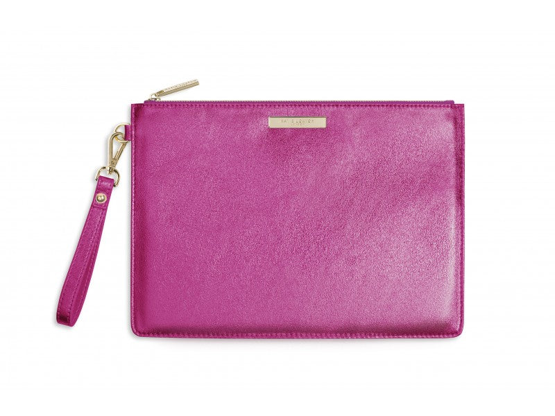 Katie loxton rose gold top clutch