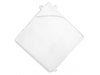 Katie Loxton Bear Hooded Baby Towel - Soft White