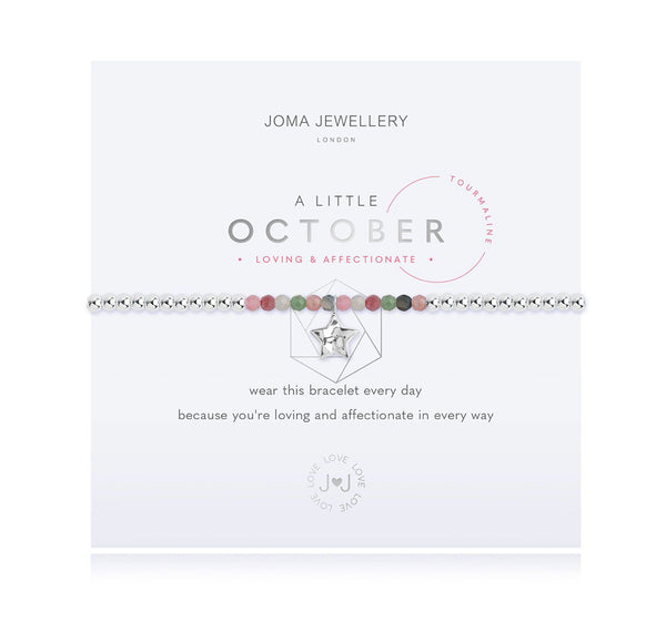 Joma Jewellery A Little Birthstone October Tourmaline Bracelet