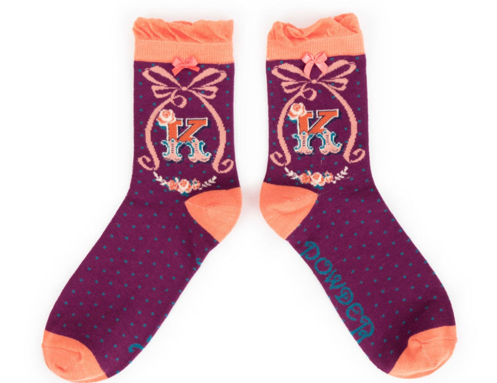 Powder A-Z Socks - K