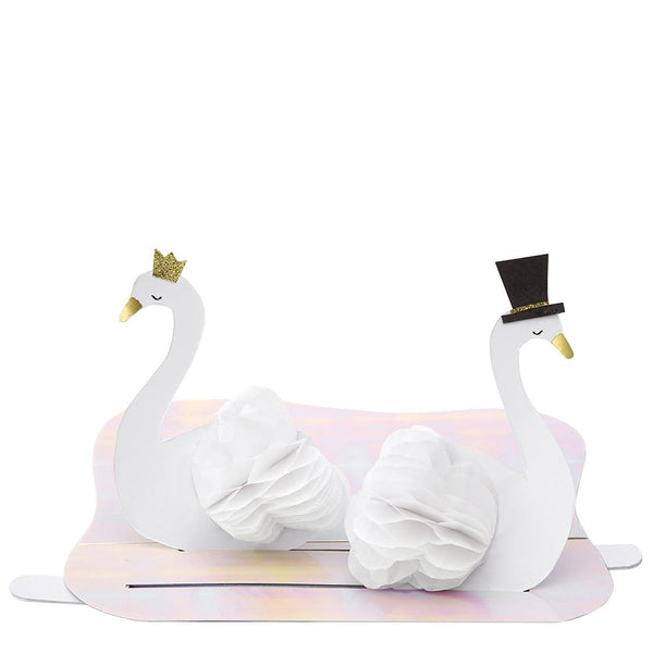 Meri Meri Swan Wedding Interactive Card