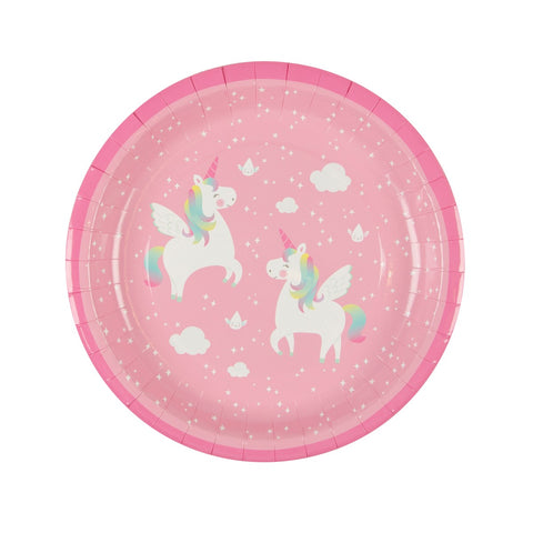Sass & Belle Rainbow Unicorn Paper Plates