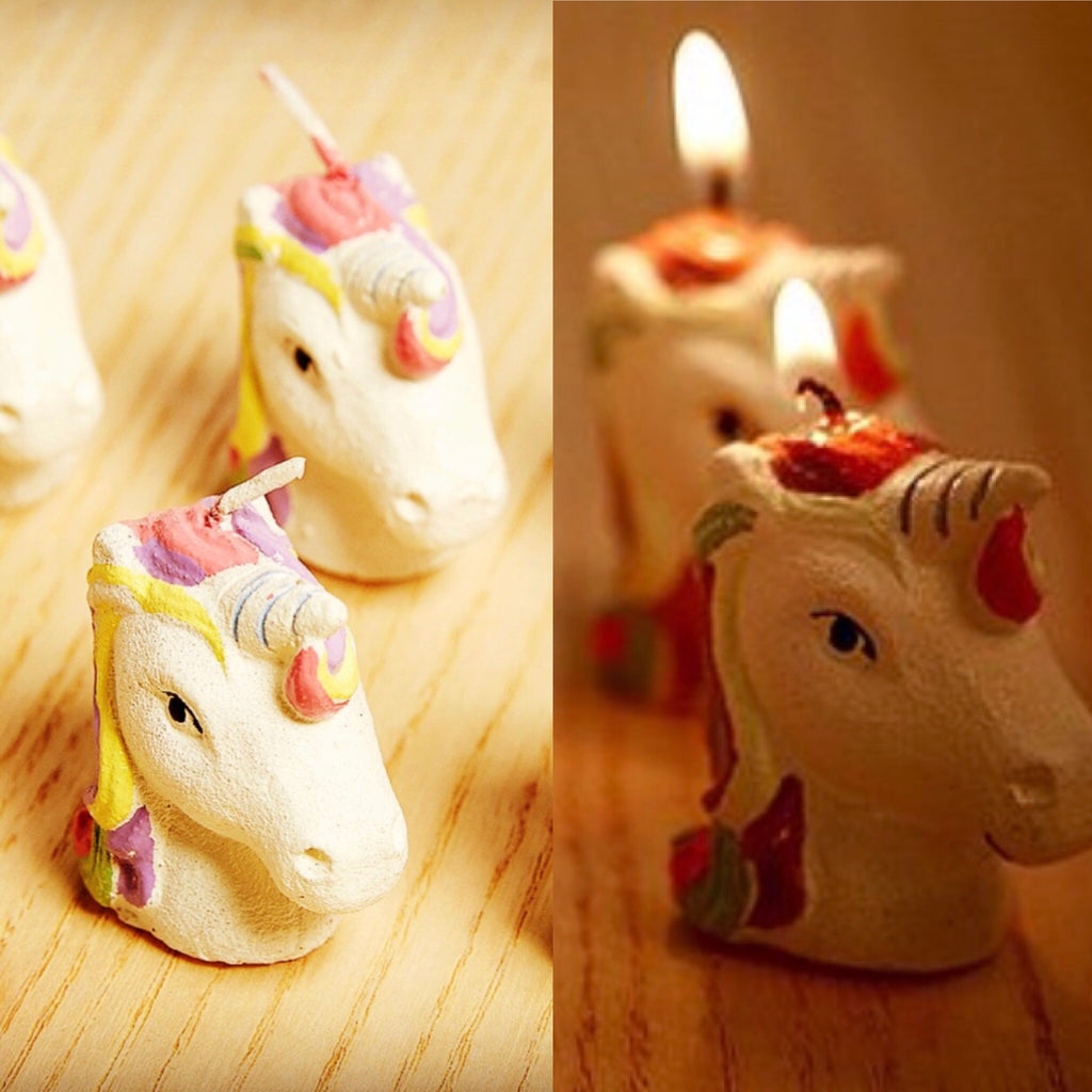 Mini Unicorn Candle