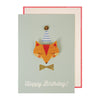 Meri Meri Fox Badge Birthday Card