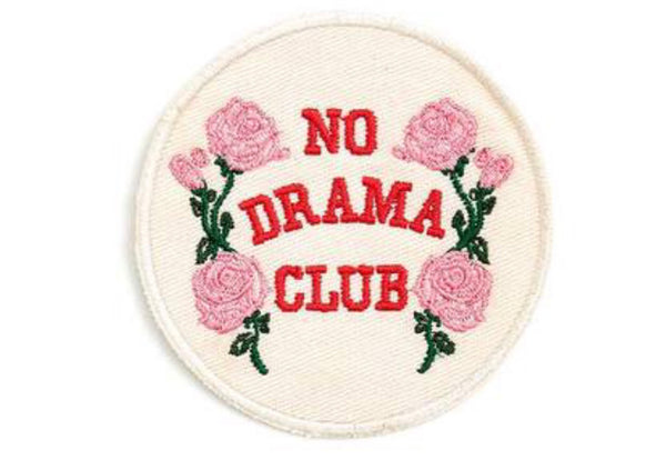 Ban.do Iron On Patch - No Drama Club