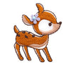 Sass & Belle Embroidered Applique Iron On - Deer & Bird