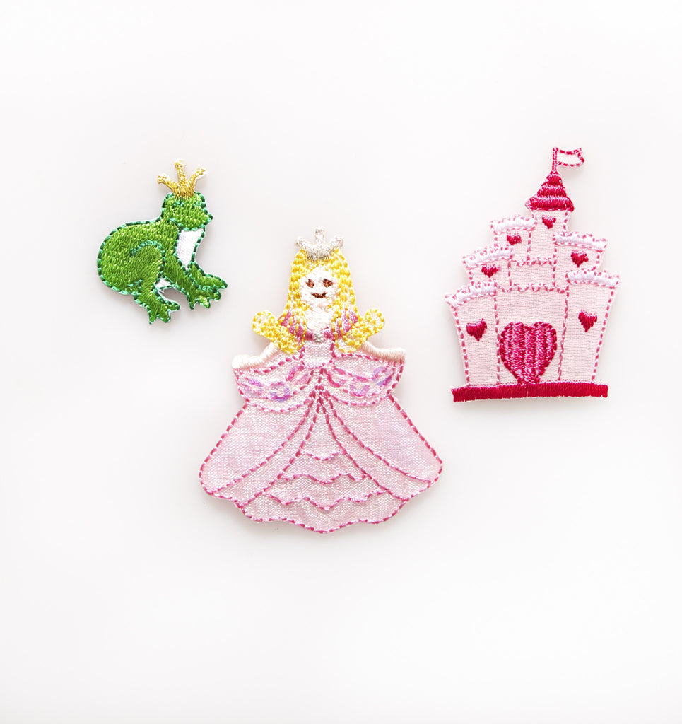 Sass & Belle Embroidered Applique Iron On - Princess Story