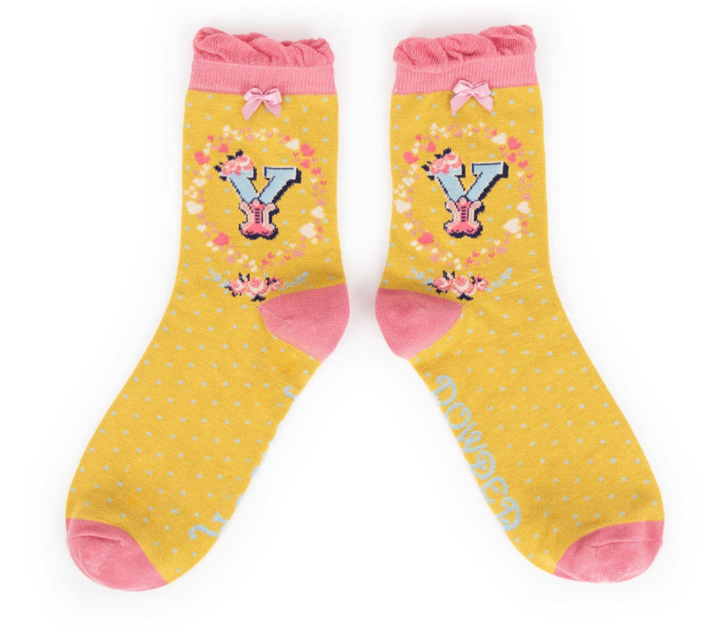 Powder A-Z Socks - Y