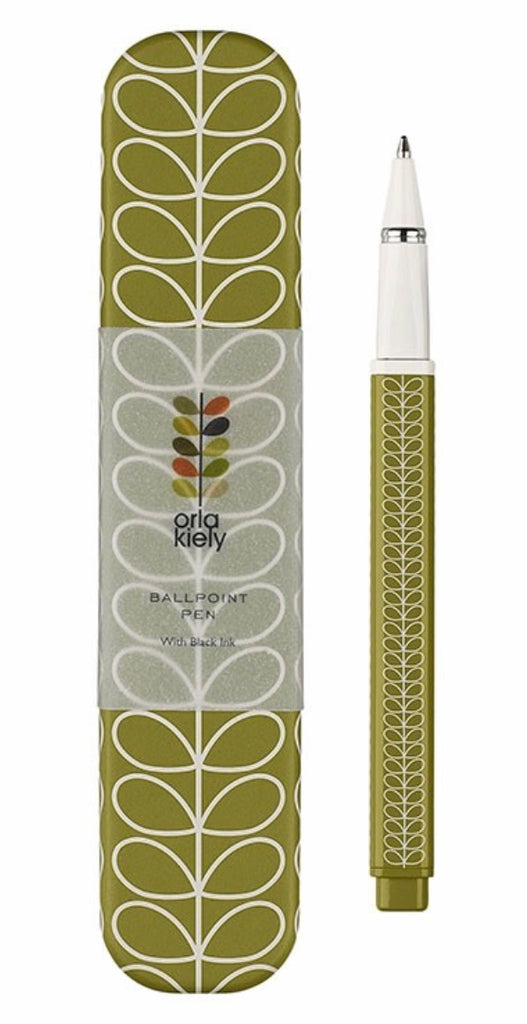Orla Kiely Linear Stem Seagrass Ballpoint Pen