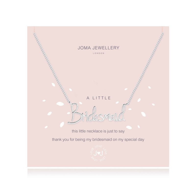 Joma Jewellery A Little Bridesmaid Necklace