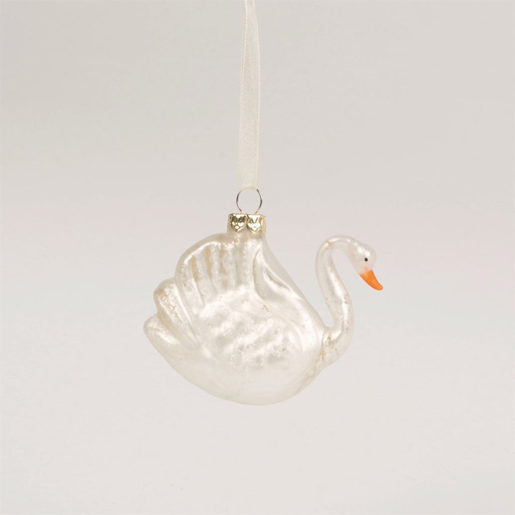 Sass & Belle Glitzy Swan Christmas Tree Decoration