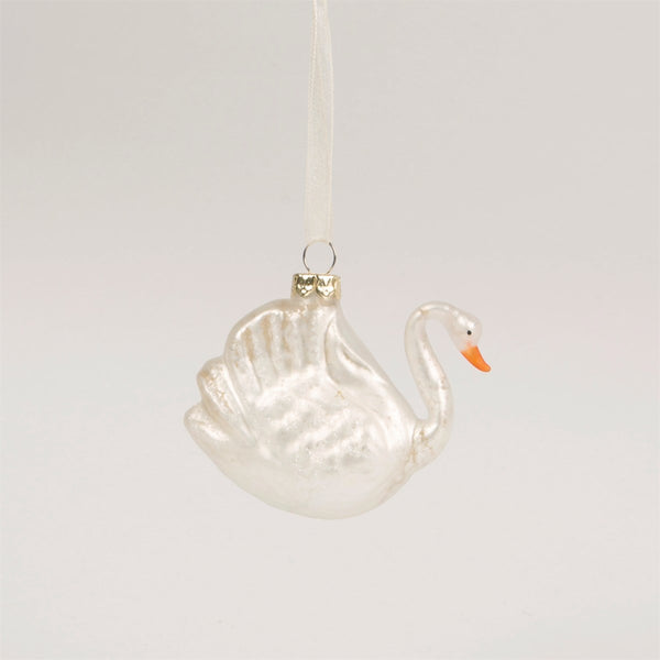 Sass & Belle Glitzy Swan Christmas Tree Decoration
