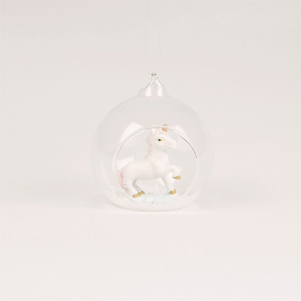 Unicorn Open Bauble