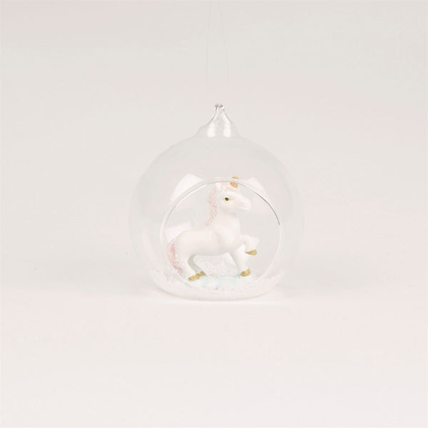 Unicorn Open Bauble