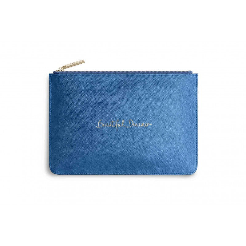 Katie Loxton Perfect Pouch - Beautiful Dreamer (Metallic Blue)