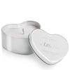 Katie Loxton Silver Heart Tin Candle - A Little Love (Peach Blossom & Honey)