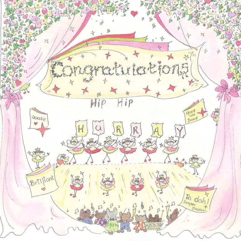 The Porch Fairies Card - Congratulations