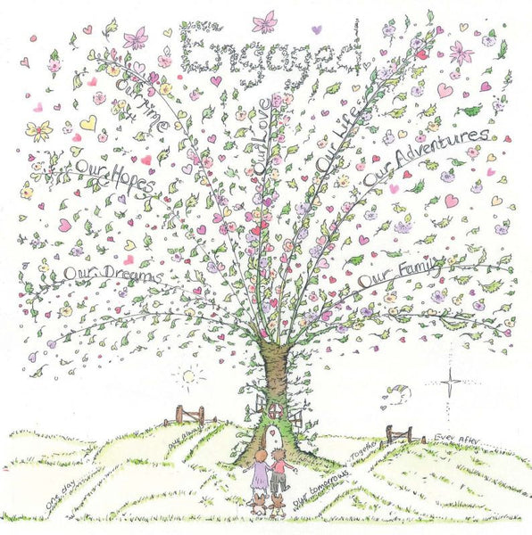 The Porch Fairies Card - Engaged