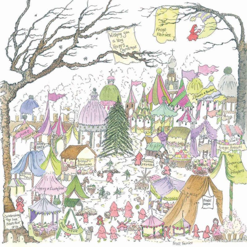 The Porch Fairies Christmas Card - 'Frost Fairies'