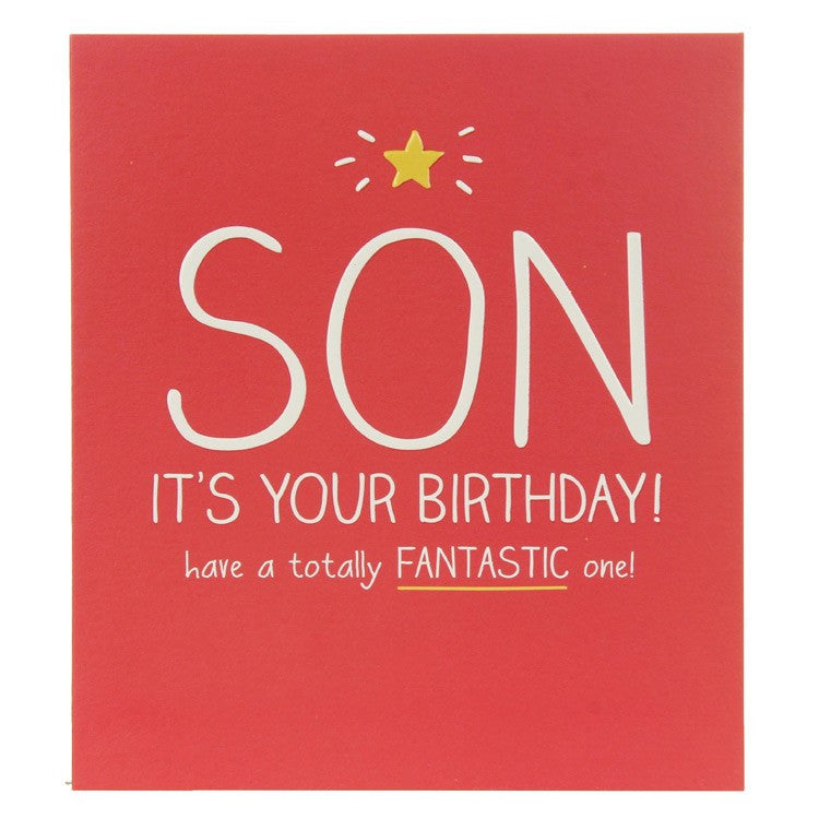 Happy Jackson Son Totally Fantastic One Birthday Card