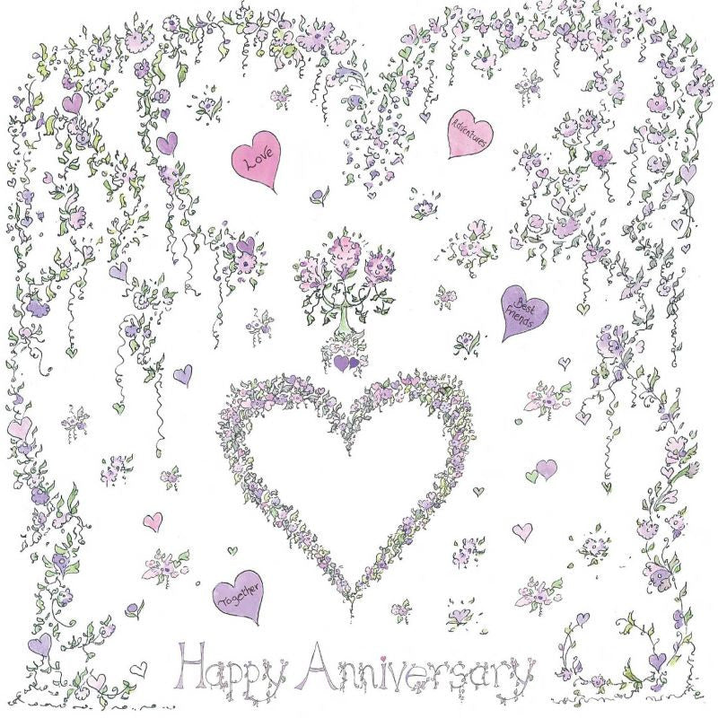 The Porch Fairies Card - Happy Anniversary