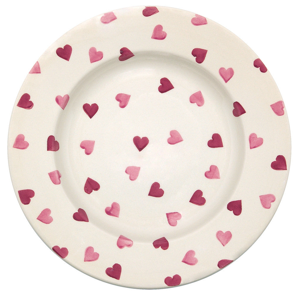 Emma Bridgewater Pink Hearts 10 1/2 Inch Plate