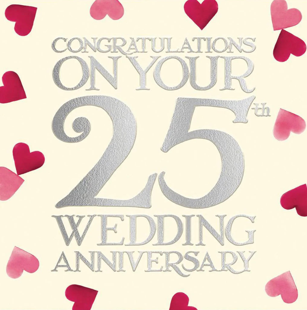 Emma Bridgewater 25th Wedding Anniversary Card