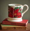 Emma Bridgewater Poinsettia 1/2 Pint Mug