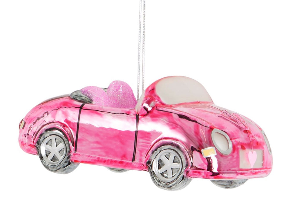 Pink Sports CarHanging Decoration