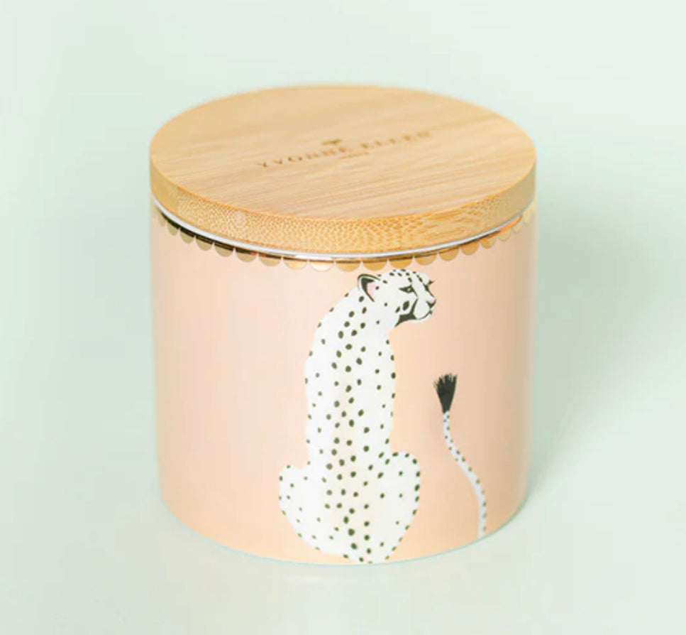 Yvonne Ellen Small Storage Jar - Cheetah