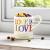 Emma Bridgewater Rainbow Toast Love is Love 1/2 Pint Mug