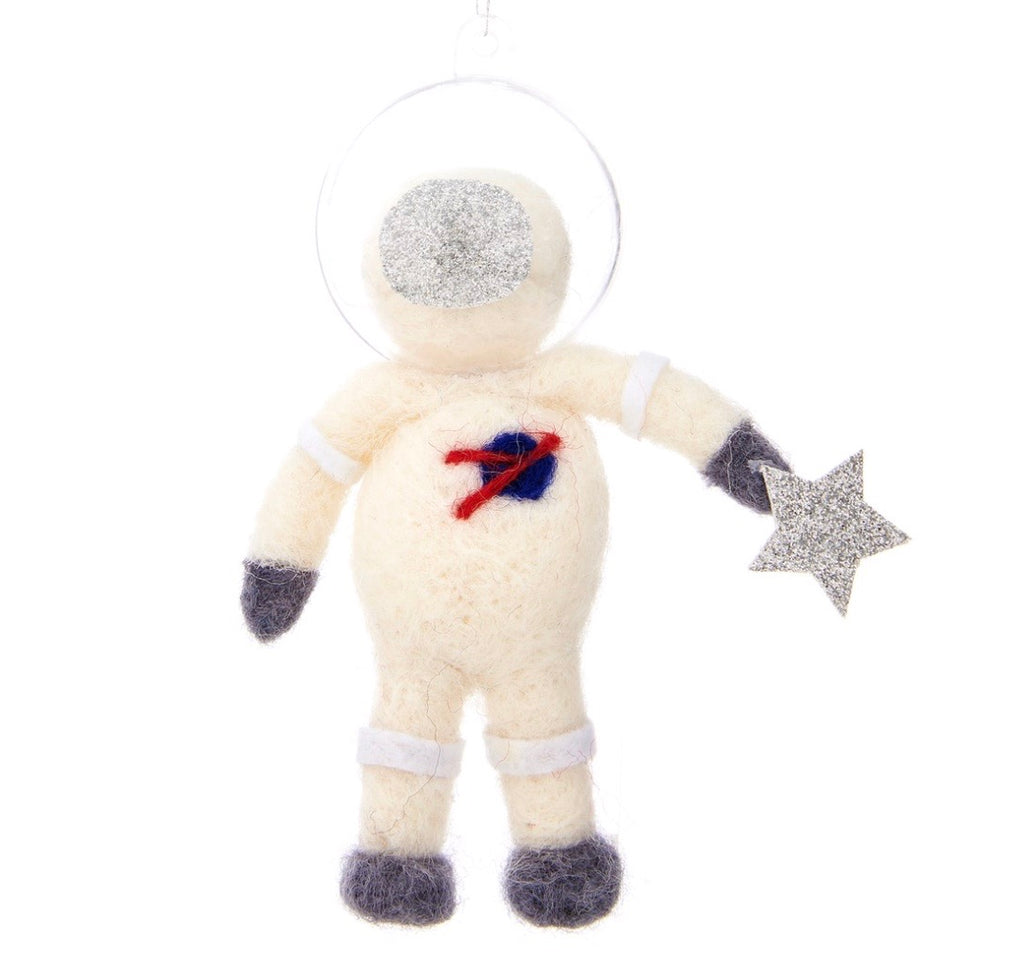 Sass & Belle Outer Space Astronaut Hanging Felt Decoration