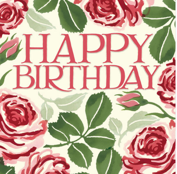 Emma Bridgewater Happy Birthday Roses Card