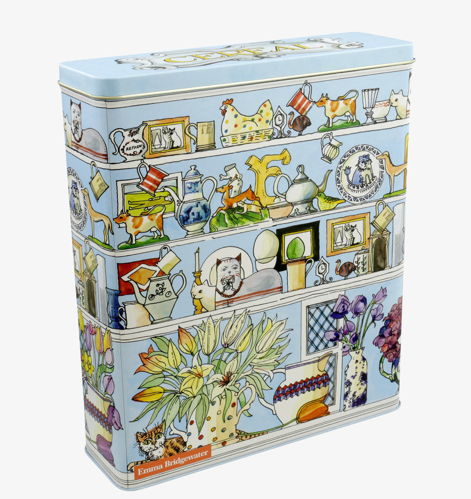 Emma Bridgewater Setting Up Home Window Sill Tall Long Rectangular Storage Tin