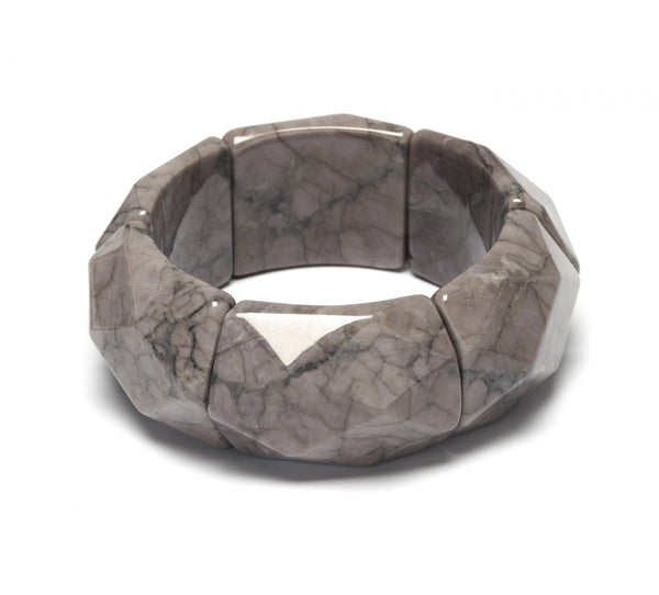 Lola Rose Riley Bracelet - Grey Magnesite