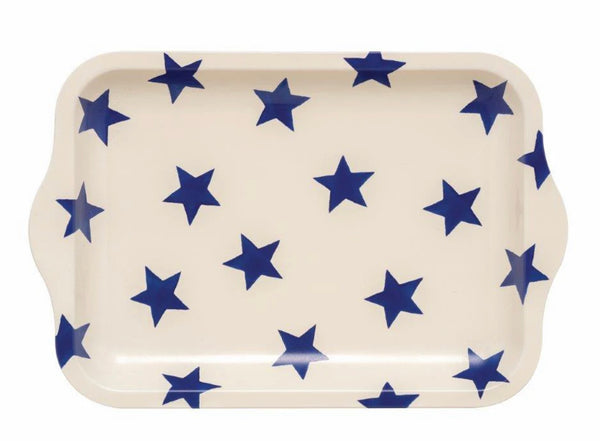 Emma Bridgewater Blue Stars Small Tin Tray