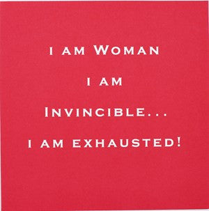 Susan O'Hanlon Card - I Am Woman