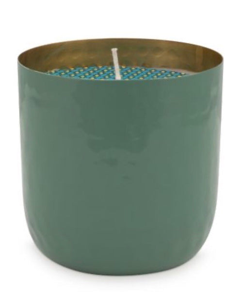 Pip Studio Blushing Birds Green Cup with Candle 9cm