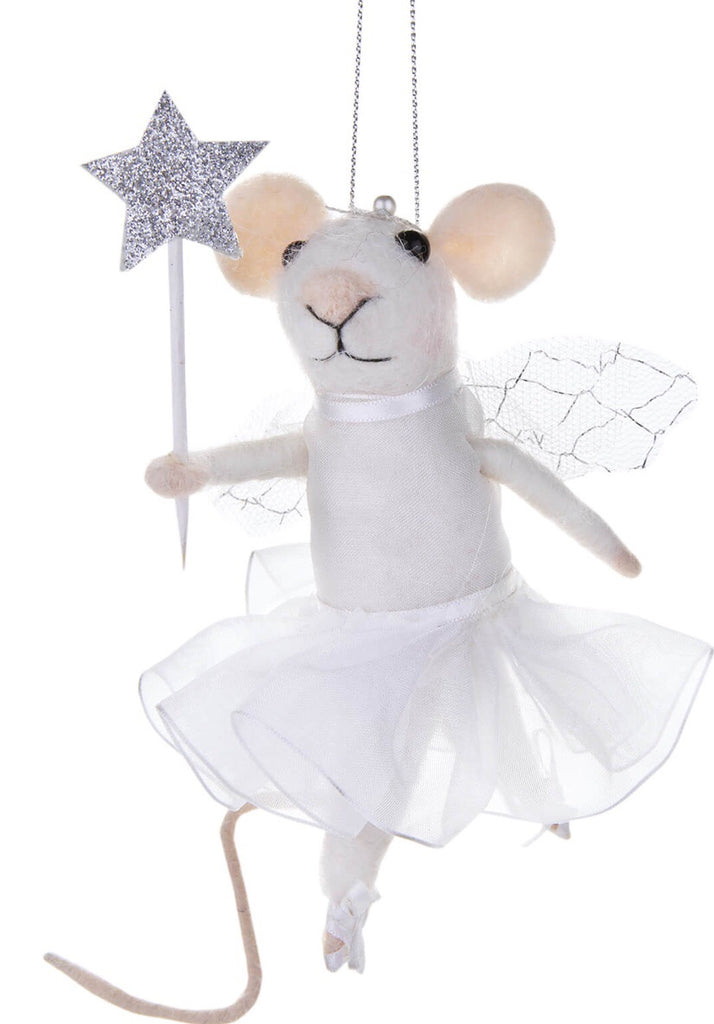 Sass & Belle Fairy Mouse with Star Felt Hanging Decoration