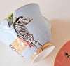 Yvonne Ellen Carnival Zebras Tea Cup & Saucer