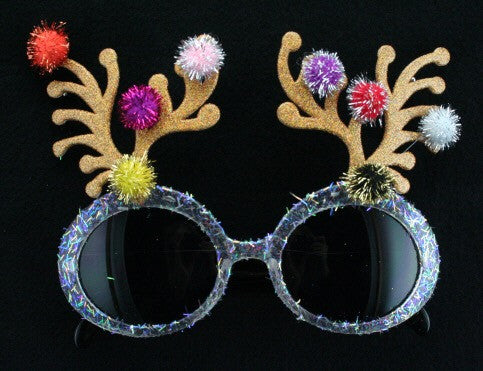 Glitter Reindeer Sunglasses