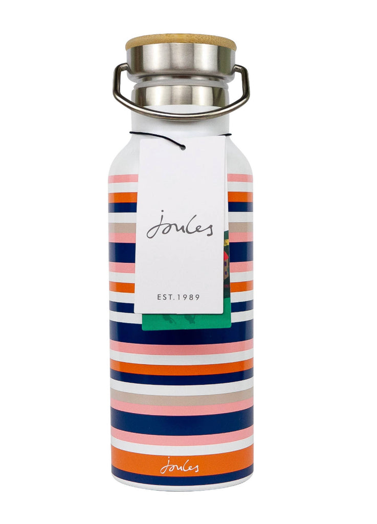 Joules Metal Water Bottle - Stripes