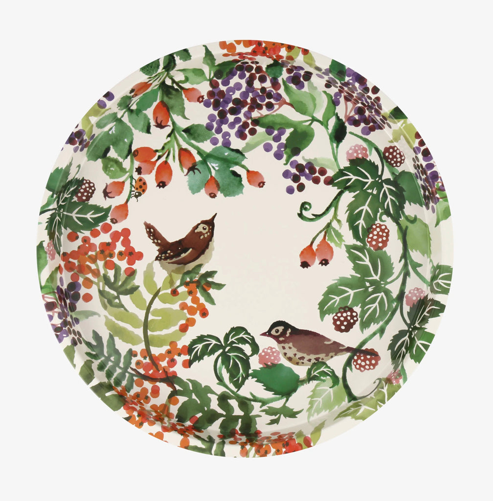 Emma Bridgewater Autumn Hedgerow Round Tin Tray