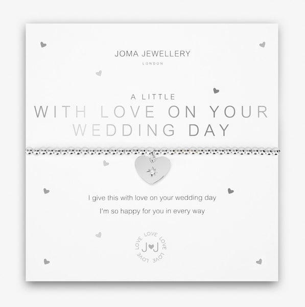 Joma Jewellery A Little With Love On Your Wedding Day Bracelet