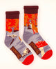 Powder Men's Fox Scene Socks